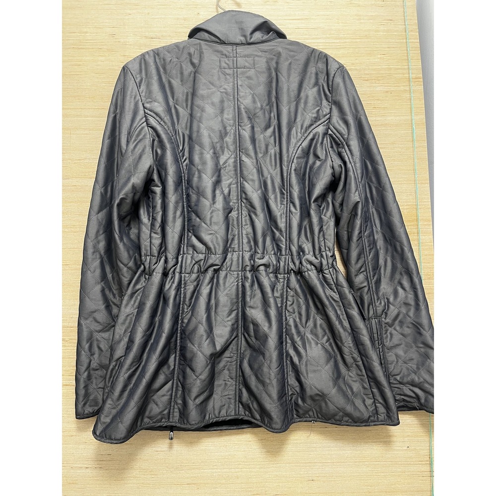Pendleton Jacket Womens Medium Black Quilted Flee… - image 7